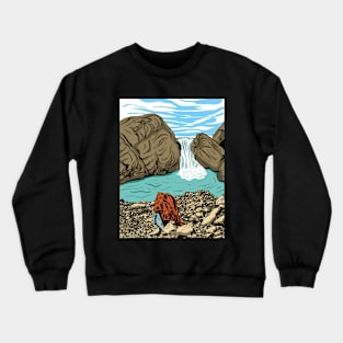 water fall Crewneck Sweatshirt